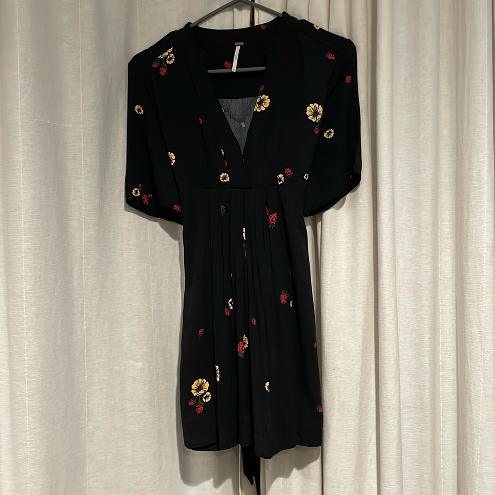 Free People Strawberry Tie-Back Dress